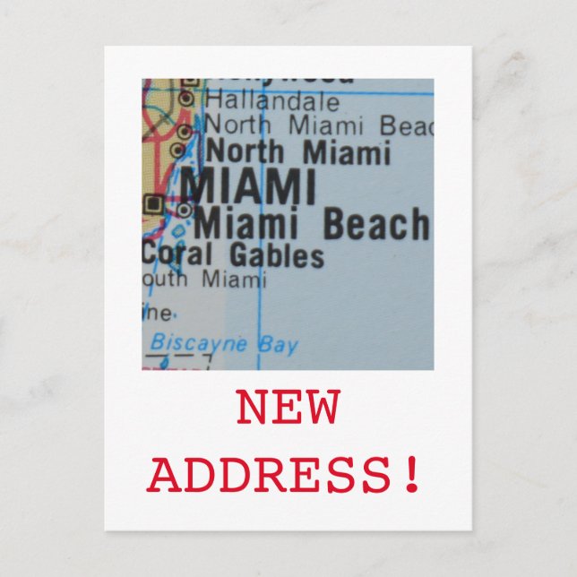 Miami New Address announcement (Front)