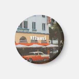 Miami Ocean Drive Travel Souvenir Magnet