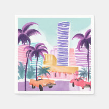 Miami Pastels | Messy Watercolor Painting