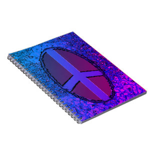 Miami Peace Sign Spiral Notebook