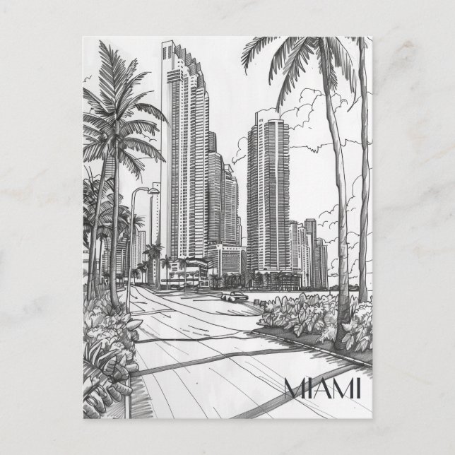 Miami Postcard (Front)