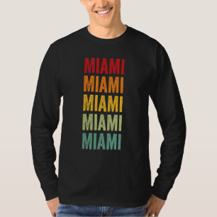 Miami Rainbow Repetition Miami City T-Shirt
