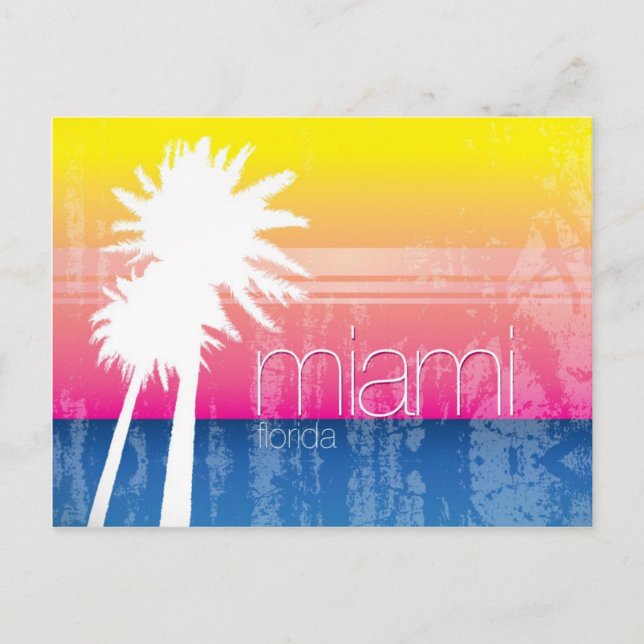 Miami Sky Postcard (Front)