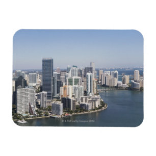 Miami Skyline 3 Magnet