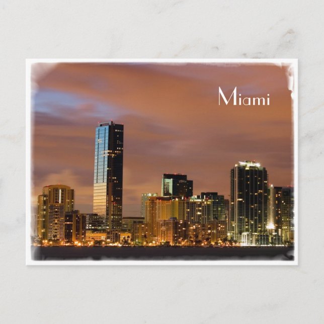 Miami skyline - Post card (Front)