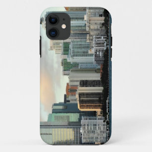 Miami skyscrapers against wide clear sky Case-Mate iPhone case