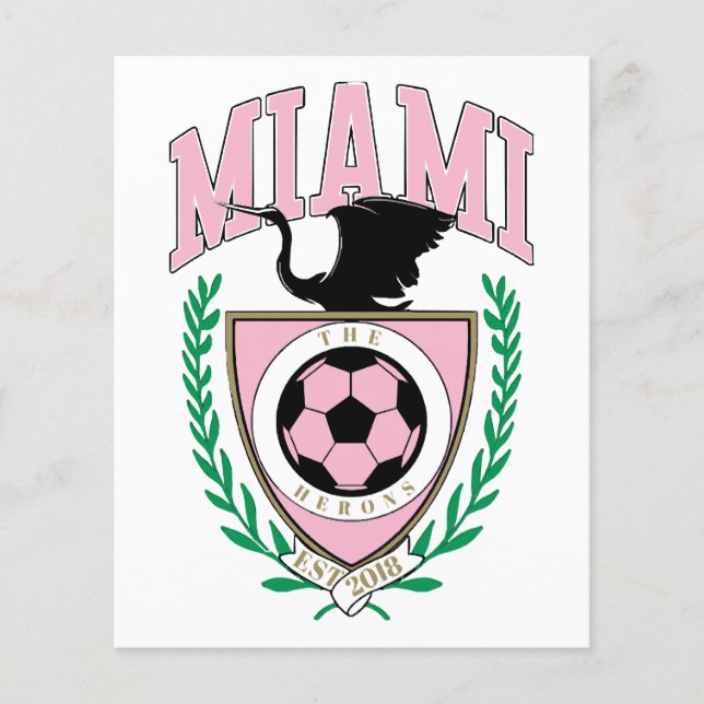 Miami Soccer Varsity Style  (Front)