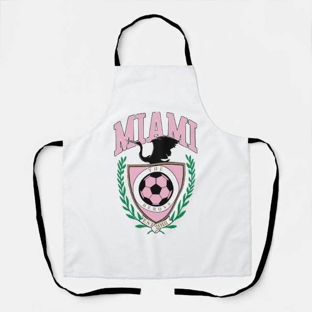 Miami Soccer Varsity Style  Apron (Front)