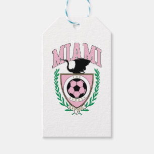 Miami Soccer Varsity Style  Gift Tags