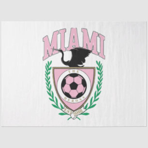 Miami Soccer Varsity Style Tissue Paper
