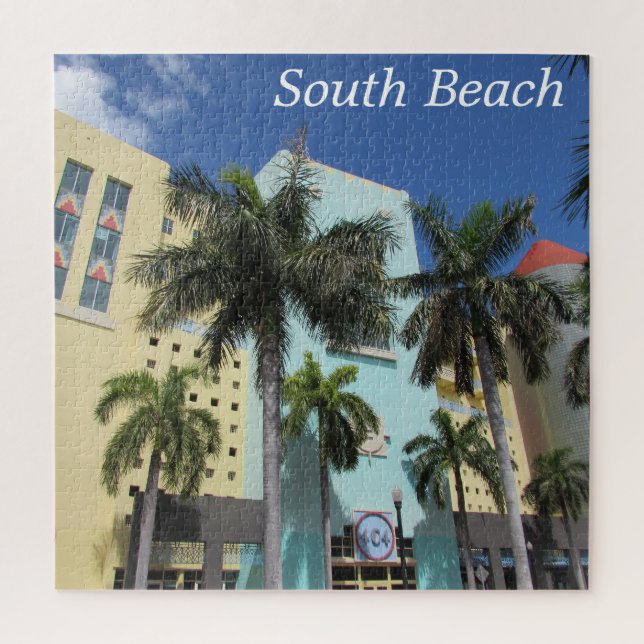 Miami South Beach Art Deco Jigsaw Puzzle (Vertical)