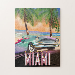 Miami sunset jigsaw puzzle