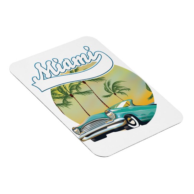 Miami Sunset logo Magnet (Right Side)