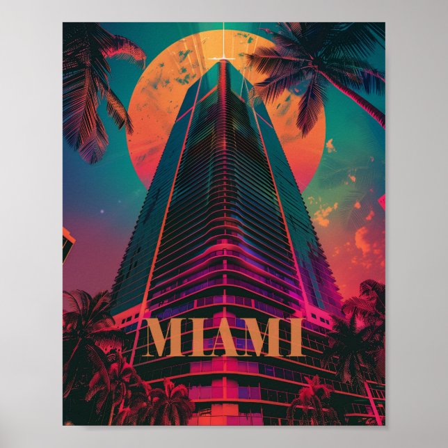 Miami Tower Florida Poster (Front)
