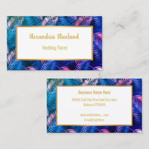 MIAMI TROPICAL PALM BUSINESS CARD