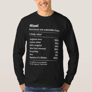 Miami undeniable facts City Definition T-Shirt