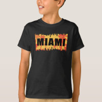 Miami USA City Cityscape Skyline Trip Funny Gift