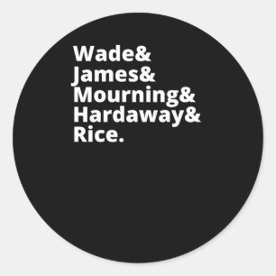 Miami's Finest Classic Round Sticker