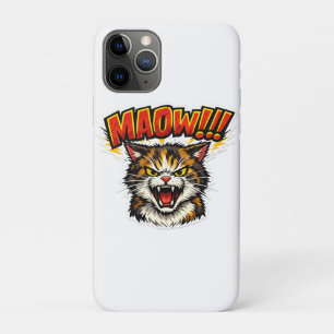 Miaow!!   Funny Cat Phone Case for Cat Lovers