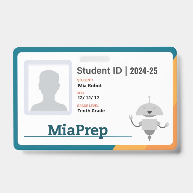 MiaPrep Badge ID Badge (Front)