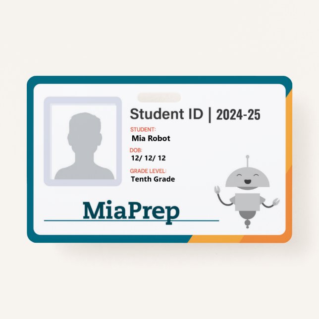 MiaPrep Badge ID Badge (Front)