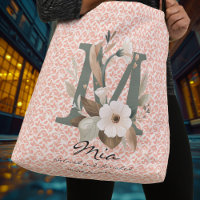 Mia's Blooming Grace - Boho Floral Monogram