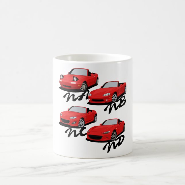 Miata Generations Coffee Mug (Center)