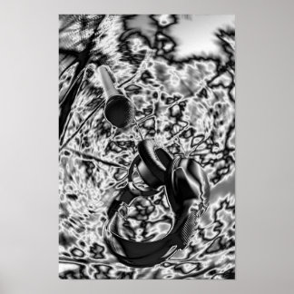 Mic And Headset Poster