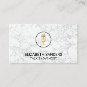 Mic   Blogger   Podcast Host   Marble Business Card