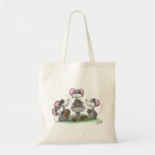 Mic, Mac and Moe's Happy Father's Day Illustration Tote Bag