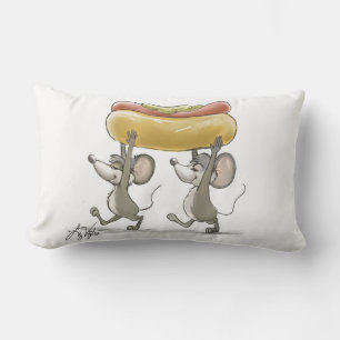Mic & Mac's Picnic Lumbar Pillow