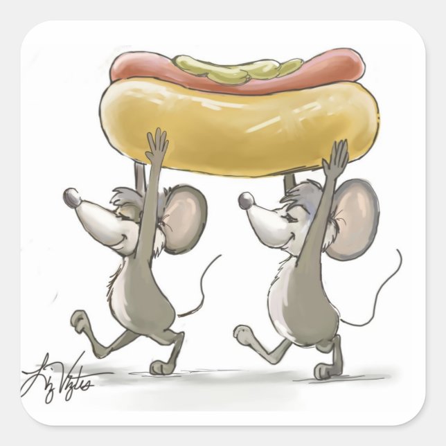 Mic & Mac's Picnic Sticker (Front)