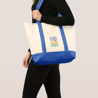 Micah 6:8 Colorful Scripture Tote Bag