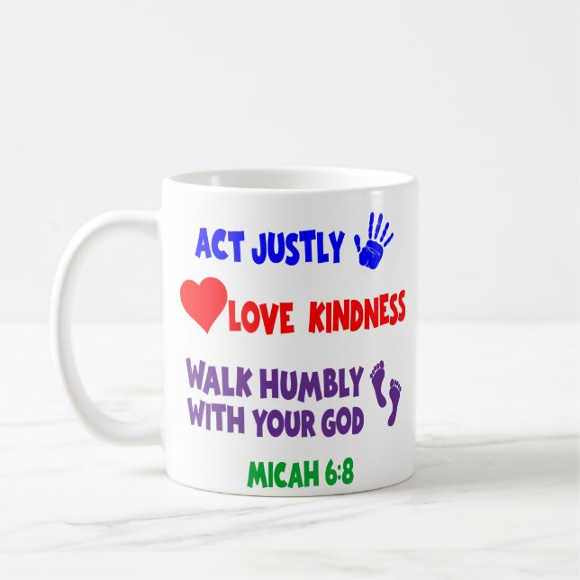 Micah 6:8 Mug (Left)