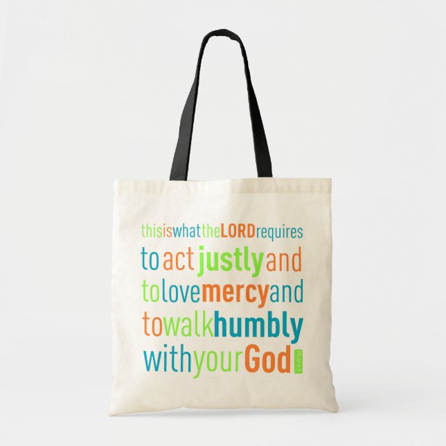 Micah 6:8 Tote (Front)