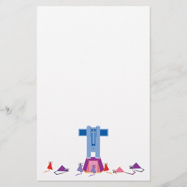Mice and elephant stationery (Front)