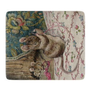 Mice at Work Threading the Needle (Beatrix Potter) Cutting Board