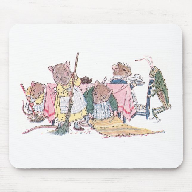 Mice Cleaning, Sweeping, etc. Mouse Pad (Front)