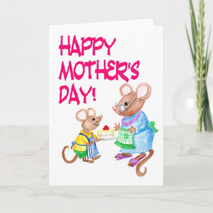 'Mice' Mother's Day Card