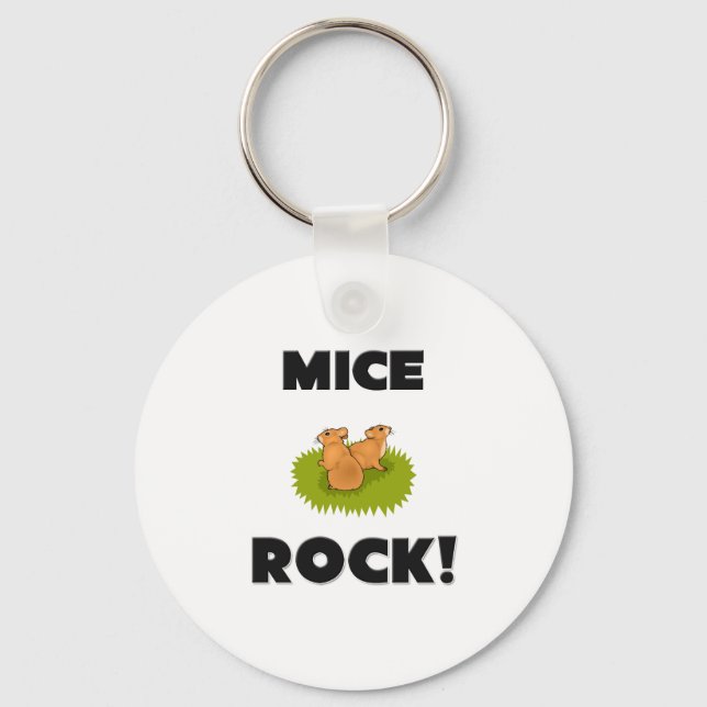 Mice Rock Key Ring (Front)