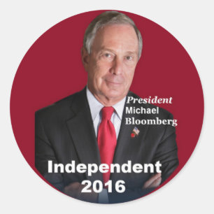 Michael BLOOMBERG 2016 Sticker