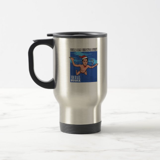 Michael Bublé Christmas Spirit Travel Mug (Left)
