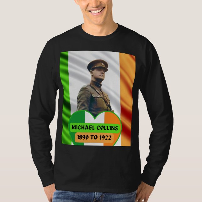 Michael Collins Irish Rebel Ireland T-Shirt (Front)