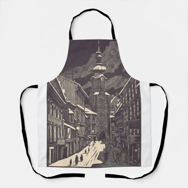 Michael Gate in Bratislava Medieval Tower Apron (Front)