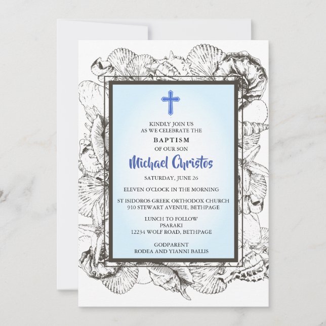 Michael Invitation Two (Front)