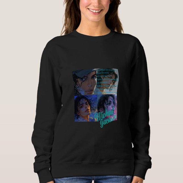 Michael Jackson_Mamoru Hosoda_Makoto Shinkai_Ghibl Sweatshirt (Front)