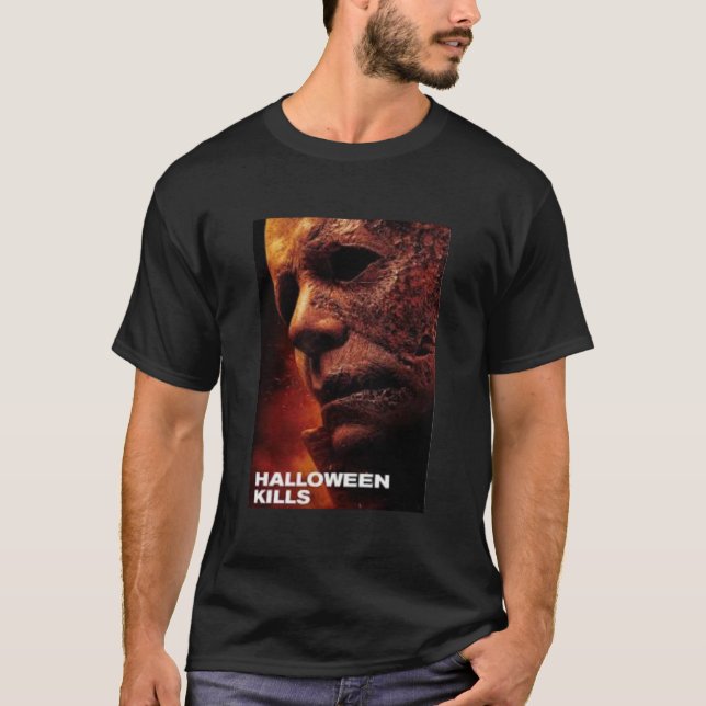 Michael myers halloween t shirt for men (Front)
