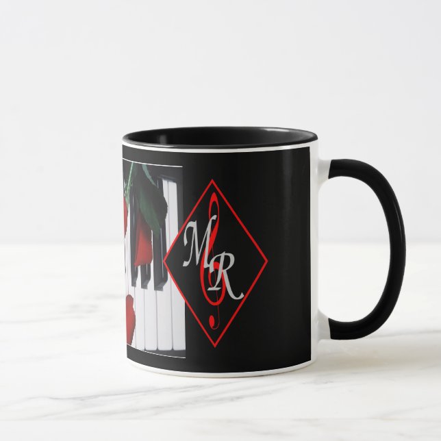 Michael Rose Logo Mug w/ Piano Keys (Right)