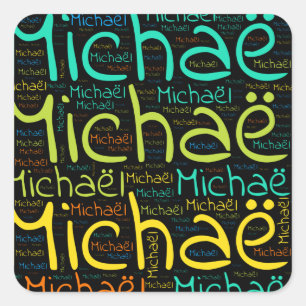 Michael Square Sticker