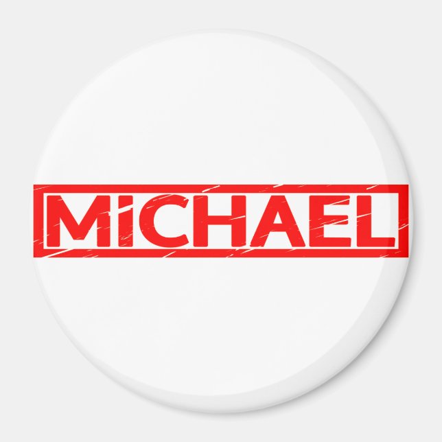 Michael Stamp Magnet (Front)